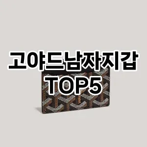 고야드남자지갑의 매력을 느낄 수 있는 Top 5 추천!