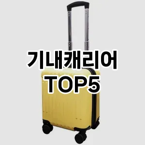 기내캐리어의 매력을 느낄 수 있는 Top 5 추천!