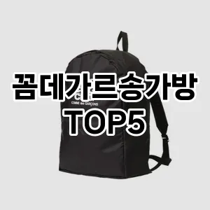 꼼데가르송가방의 매력을 느낄 수 있는 Top 5 추천!