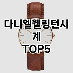 다니엘웰링턴시계의 매력을 느낄 수 있는 Top 5 추천!