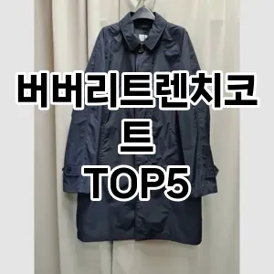 버버리트렌치코트의 매력을 느낄 수 있는 Top 5 추천!