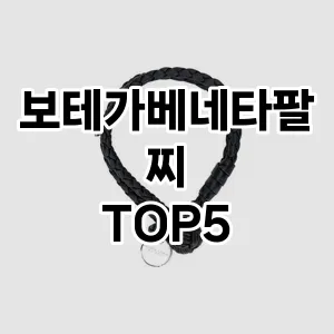 보테가베네타팔찌의 매력을 느낄 수 있는 Top 5 추천!