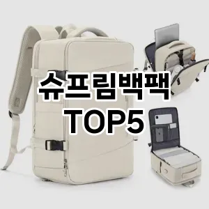 슈프림백팩의 매력을 느낄 수 있는 Top 5 추천!