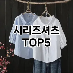 시리즈셔츠의 매력을 느낄 수 있는 Top 5 추천!