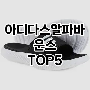 스포티하고 세련된 아디다스알파바운스 Top 5 추천!