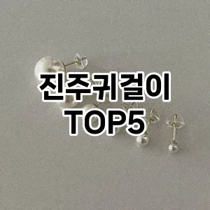 진주귀걸이의 매력을 느낄 수 있는 Top 5 추천!