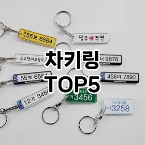 차키링의 매력을 느낄 수 있는 Top 5 추천!