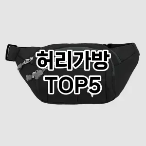 허리가방의 매력을 느낄 수 있는 Top 5 추천!