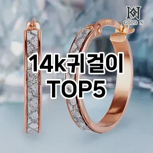 스타일을 업그레이드하세요! 트렌드 14k귀걸이 추천 Top 5!