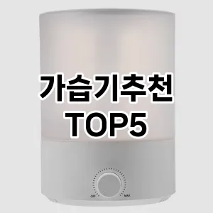 스타일을 업그레이드하세요! 트렌드 가습기추천 추천 Top 5!