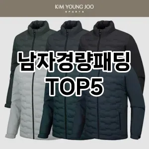 당신의 스타일을 돋보이게 할 남자경량패딩 Top 5 추천!