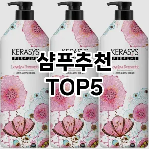 완벽한 선택! 지금 샴푸추천 추천 Top 5로 만나보세요!