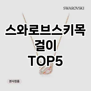 완벽한 선택! 지금 스와로브스키목걸이 추천 Top 5로 만나보세요!