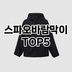 당신의 스타일을 돋보이게 할 스파오바람막이 Top 5 추천!