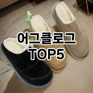 트렌드 선도 어그클로그 추천 Top 5! 스타일과 가치를 더하다!