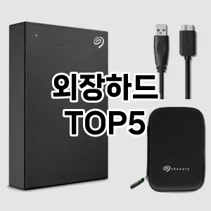 스타일을 업그레이드하세요! 트렌드 외장하드 추천 Top 5!