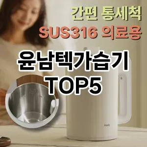 트렌드 선도 윤남텍가습기 추천 Top 5! 스타일과 가치를 더하다!