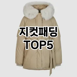 당신의 스타일을 돋보이게 할 지컷패딩 Top 5 추천!