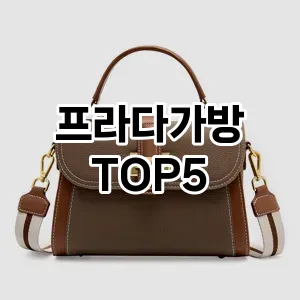 완벽한 선택! 지금 프라다가방 추천 Top 5로 만나보세요!