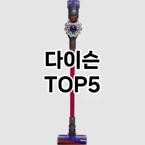 올해의 히트템 다이슨 추천 Top 5! 놓치면 후회할 선택!