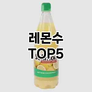 트렌드 선도 레몬수 추천 Top 5! 스타일과 가치를 더하다!