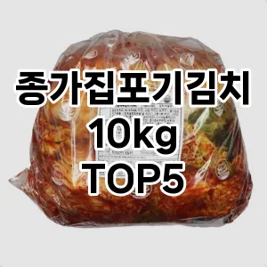 올해의 히트템 종가집포기김치10kg 추천 Top 5! 놓치면 후회할 선택!