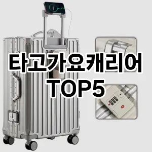 올해의 히트템 타고가요캐리어 추천 Top 5! 놓치면 후회할 선택!