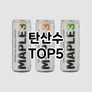 핫한 인기템 탄산수 추천 Top 5! 구매 전 꼭 확인하세요!