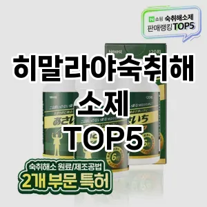 완벽한 선택! 지금 히말라야숙취해소제 추천 Top 5로 만나보세요!