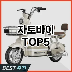 트렌드 선도 자토바이 추천 Top 5! 스타일과 가치를 더하다!