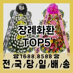 트렌드 선도 장례화환 추천 Top 5! 스타일과 가치를 더하다!