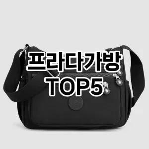 요즘 인기! 많은 사람들이 찾는 프라다가방 추천 TOP 5