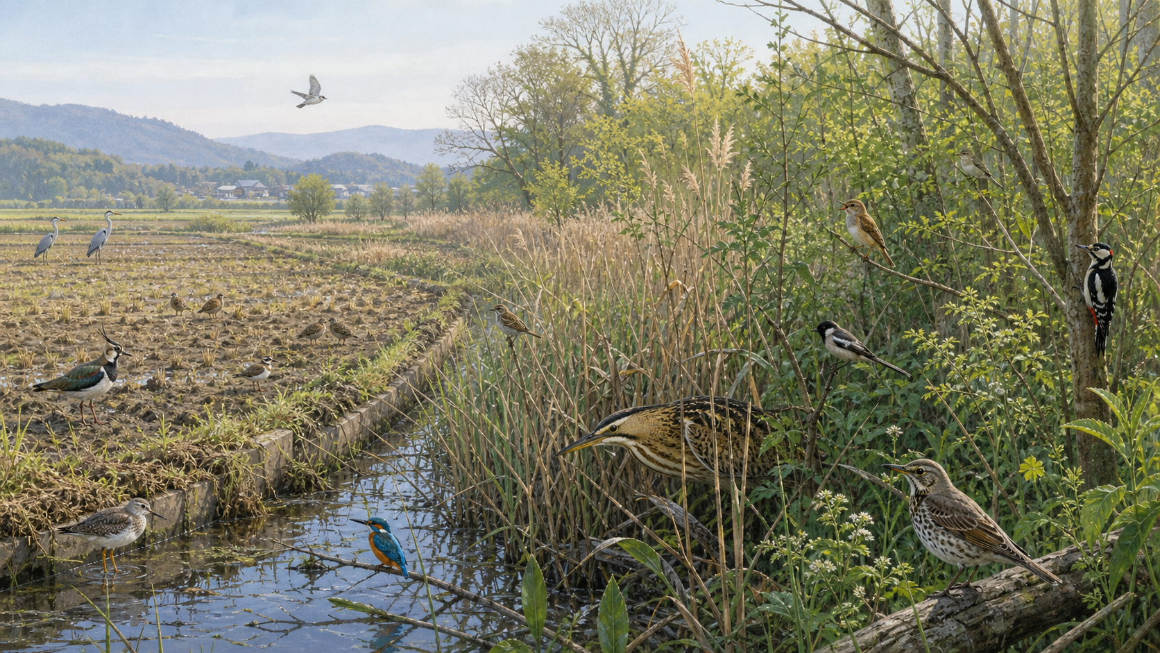 Si abandonamos las tierras de cultivo, ¿aumentará o disminuirá el número de aves? La respuesta depende de qué tipo de aves abundaban originalmente en la zona.