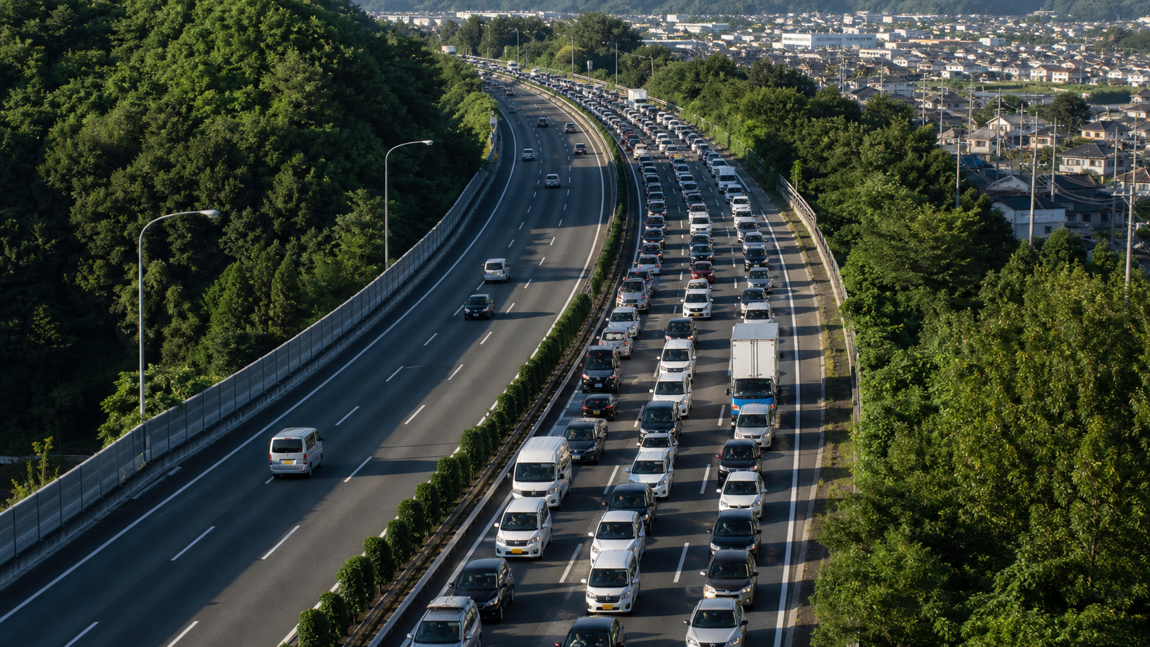 日本の盆峰帰経渋滞は14～15日が節目、10km以上の区間を避ける方法