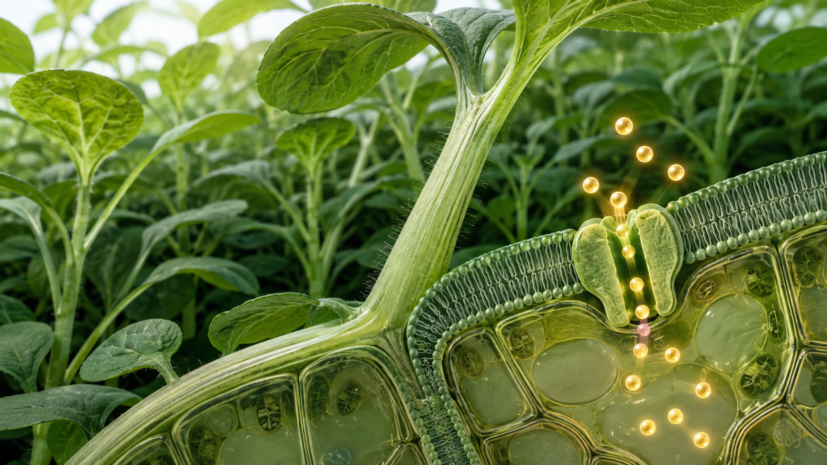 El canal vegetal AKT5 por fin se vincula al crecimiento del pecíolo