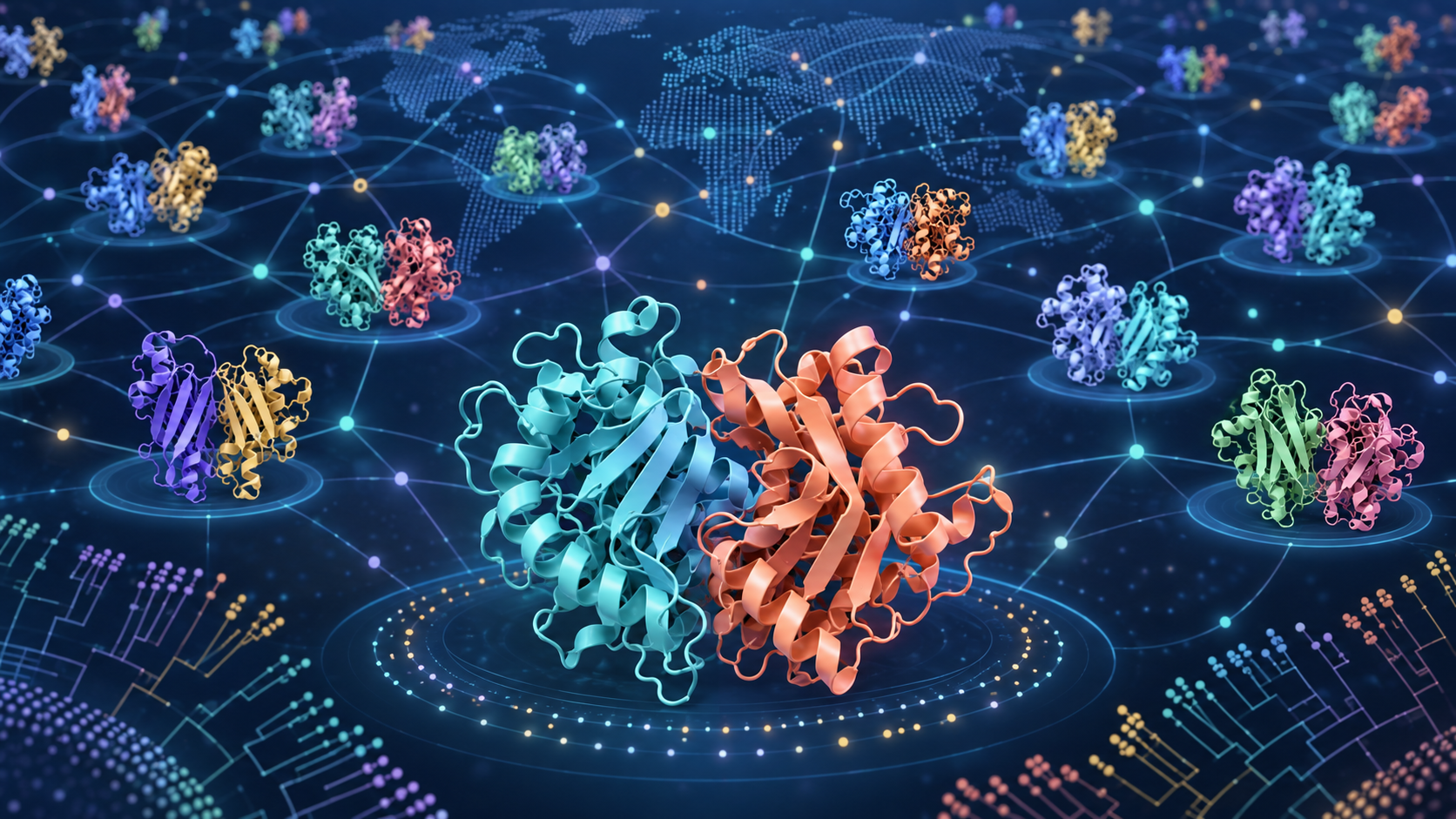 AlphaFold DB añade complejos de 2.812 proteomas virales