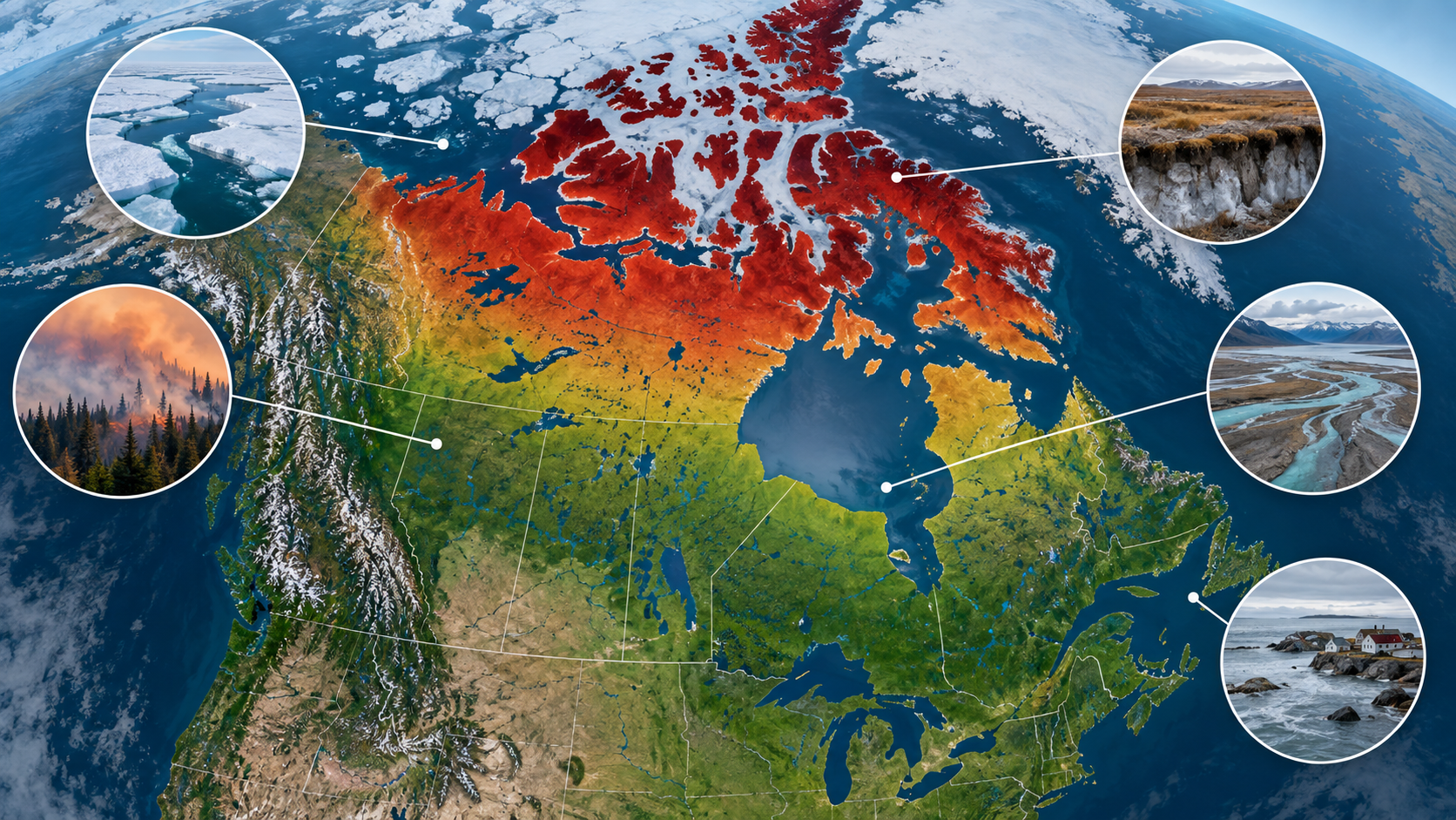 Canada has warmed nearly twice as fast as the globe since 1970