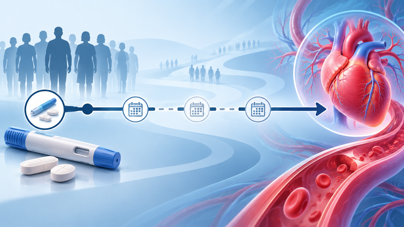 Two-year GLP-1 discontinuation linked to 22% higher relative cardiovascular risk in type 2 diabetes