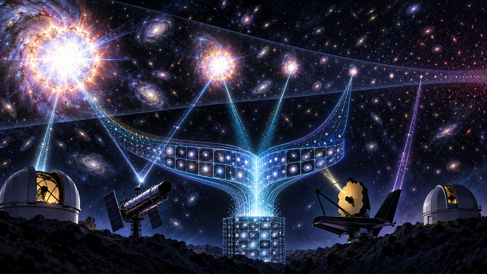 Putting 2,884 Type Ia supernovae on one 30-year scale left a dark-energy tension