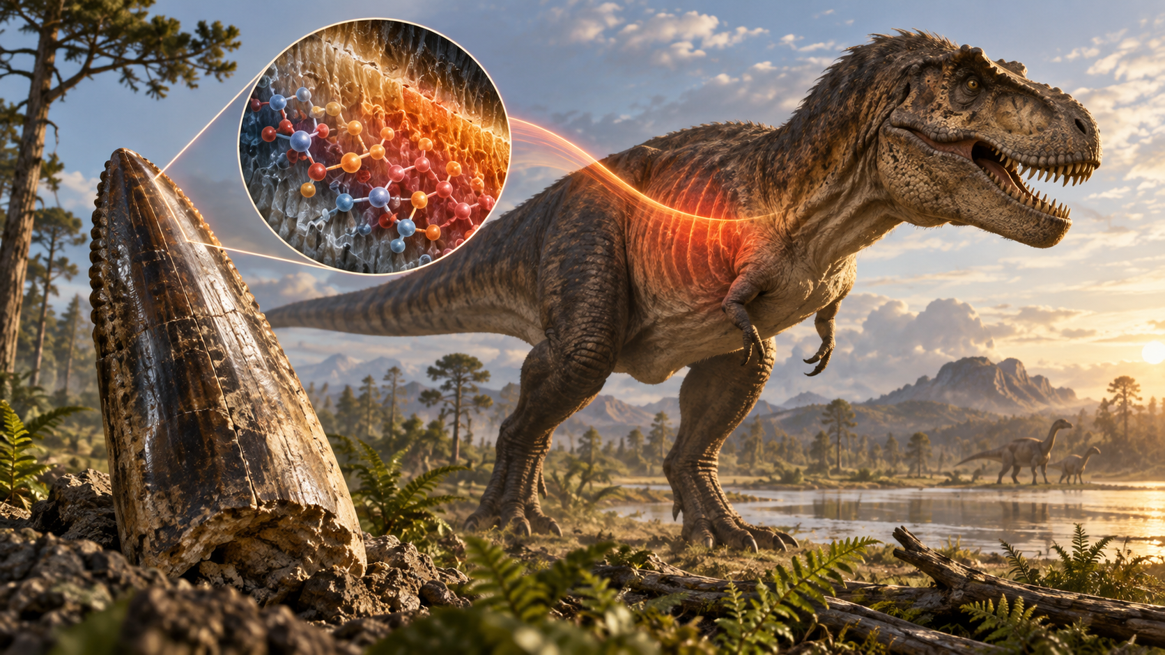 T. rexの歯3本が示す平均体温は約36°C