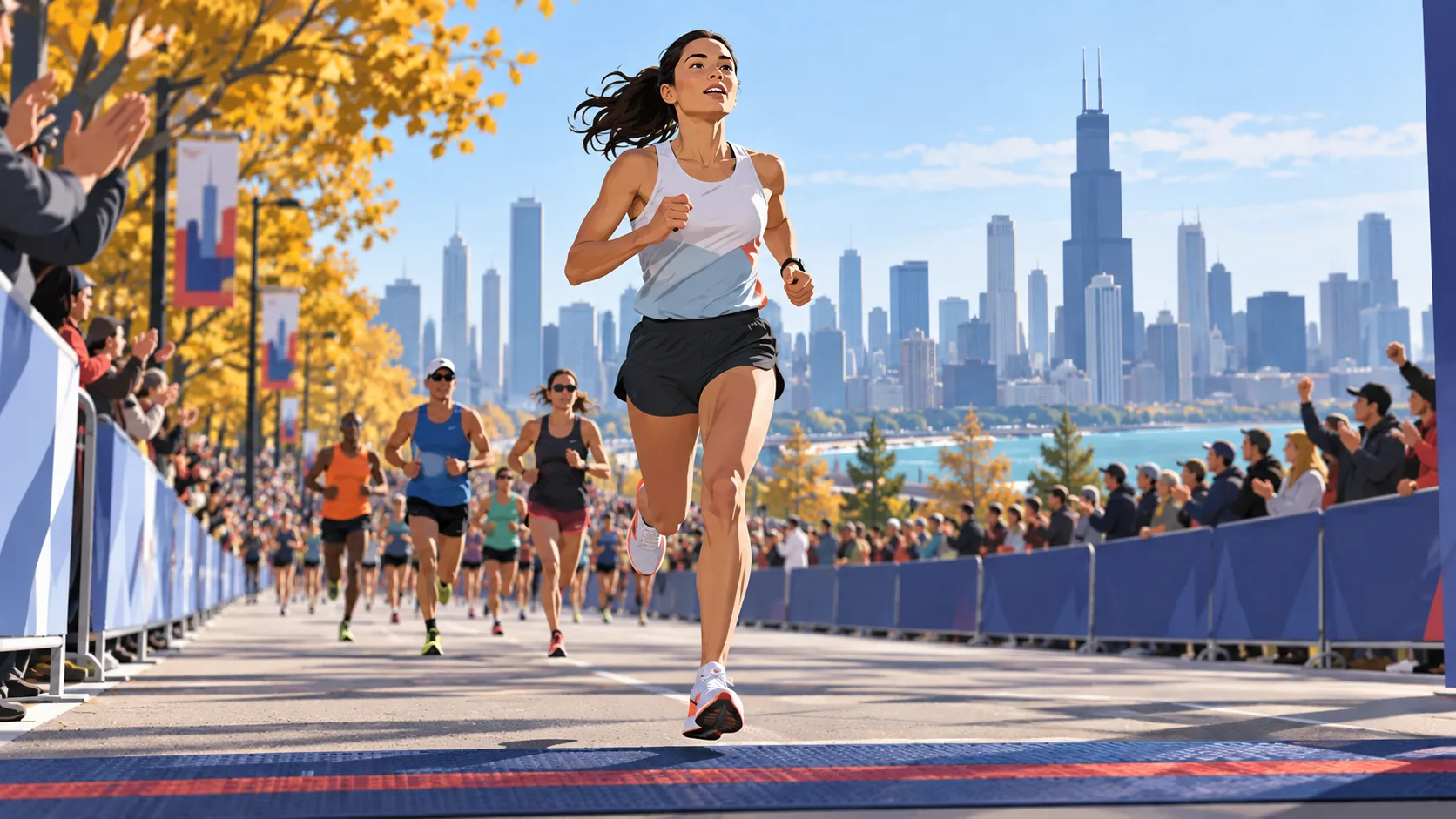 Un debut de 2:20:47: Hurley bate el récord estadounidense femenino de primer maratón