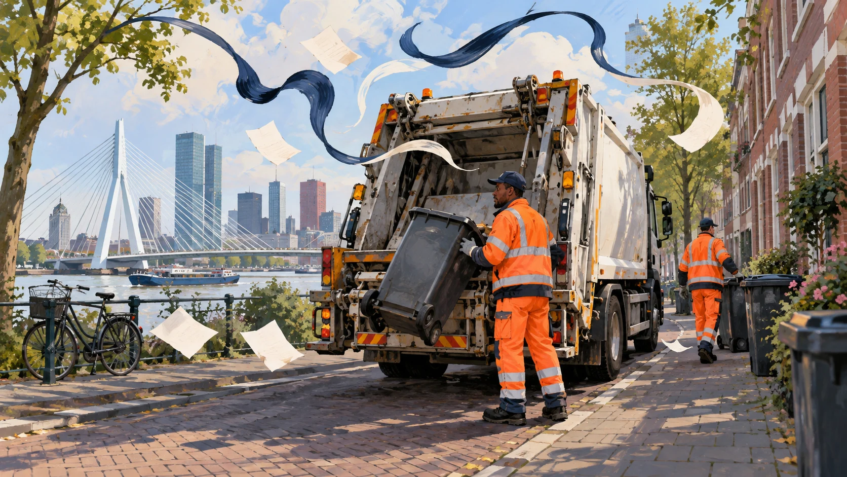 Thơ trên xe rác Rotterdam trở thành di sản phi vật thể Hà Lan