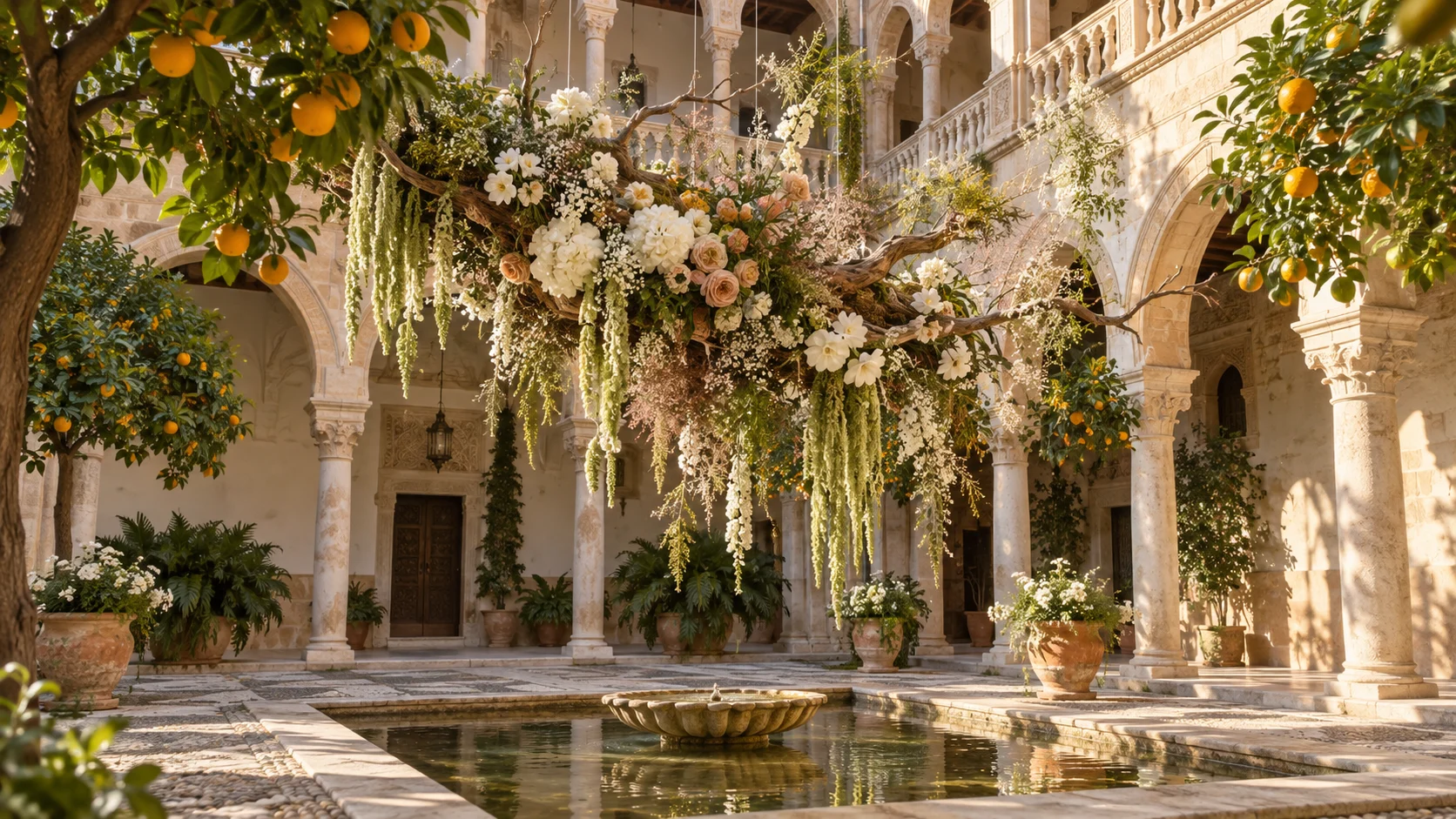 Cinco patios de Córdoba se transforman con flores durante seis días