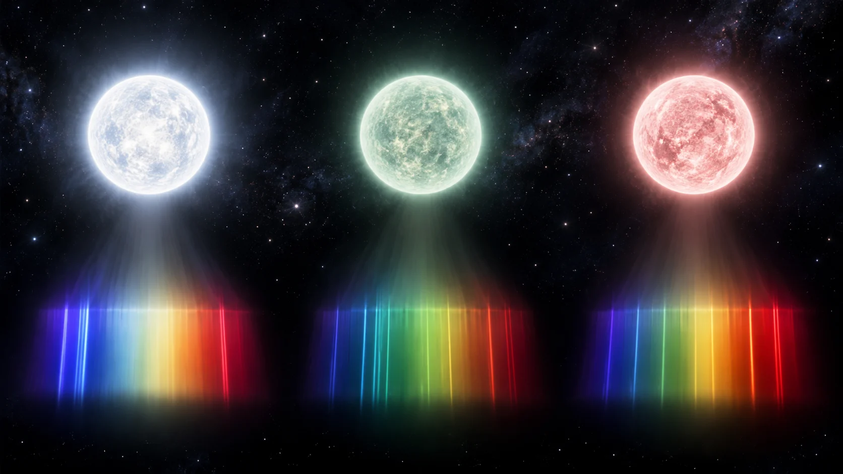 White dwarfs need not look white: a study calculates green and pink hues