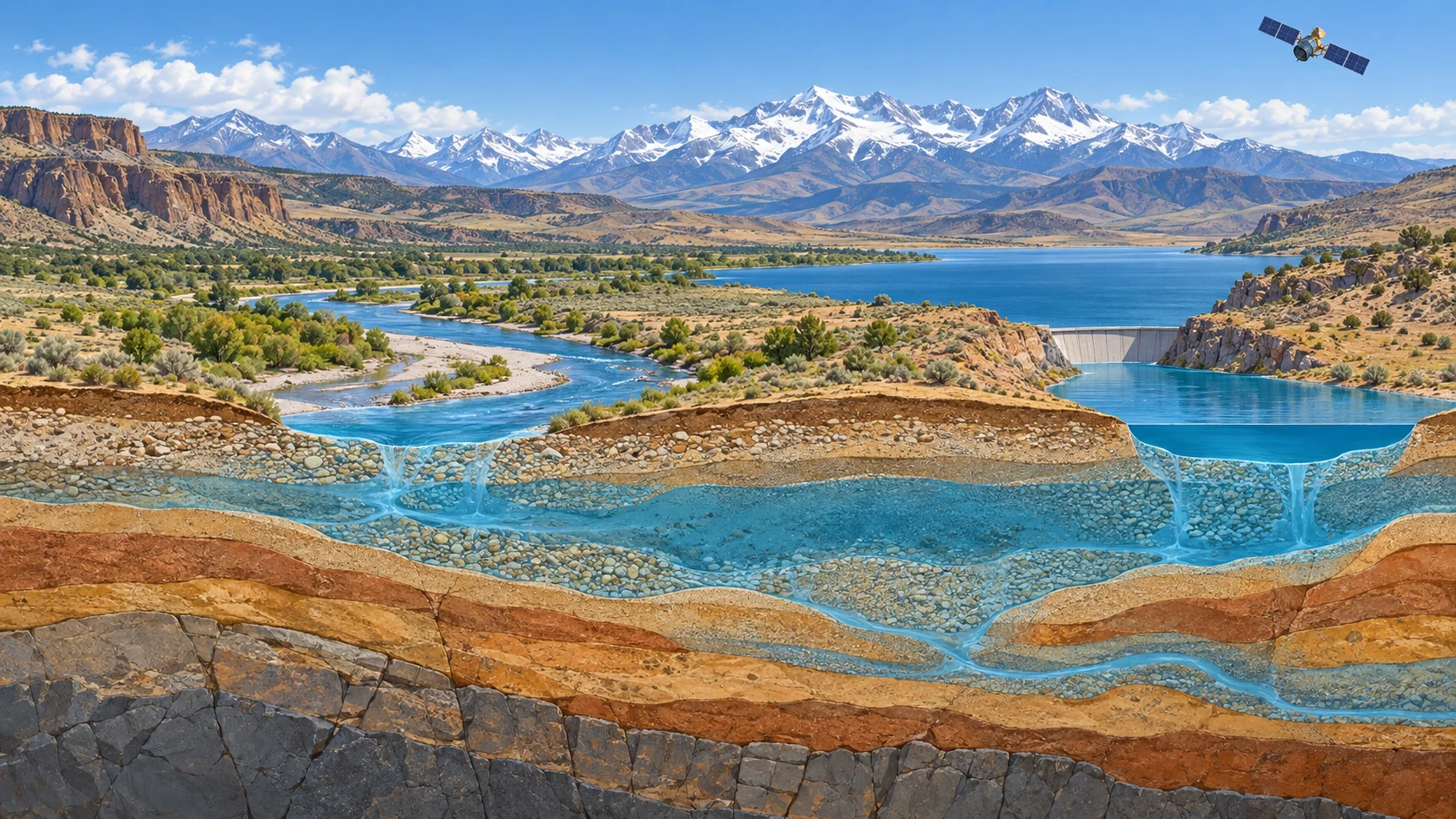 Colorado River study finds the snow-fed upper basin was vulnerable to groundwater loss