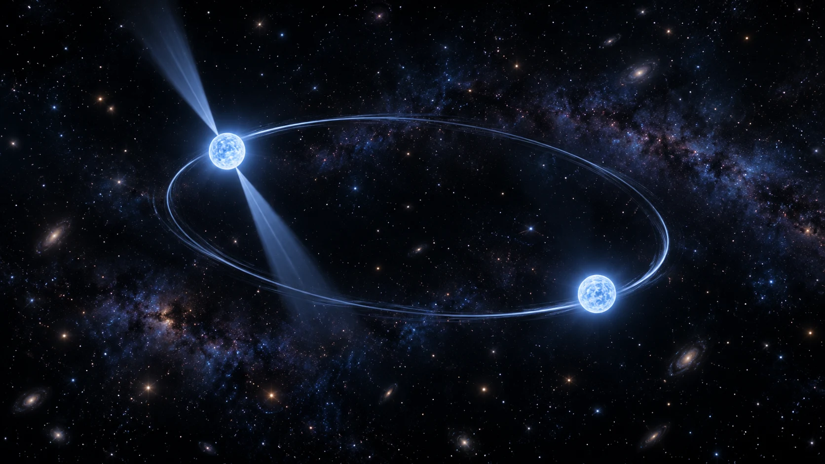 The lightest known neutron-star pair offers another test of gravity