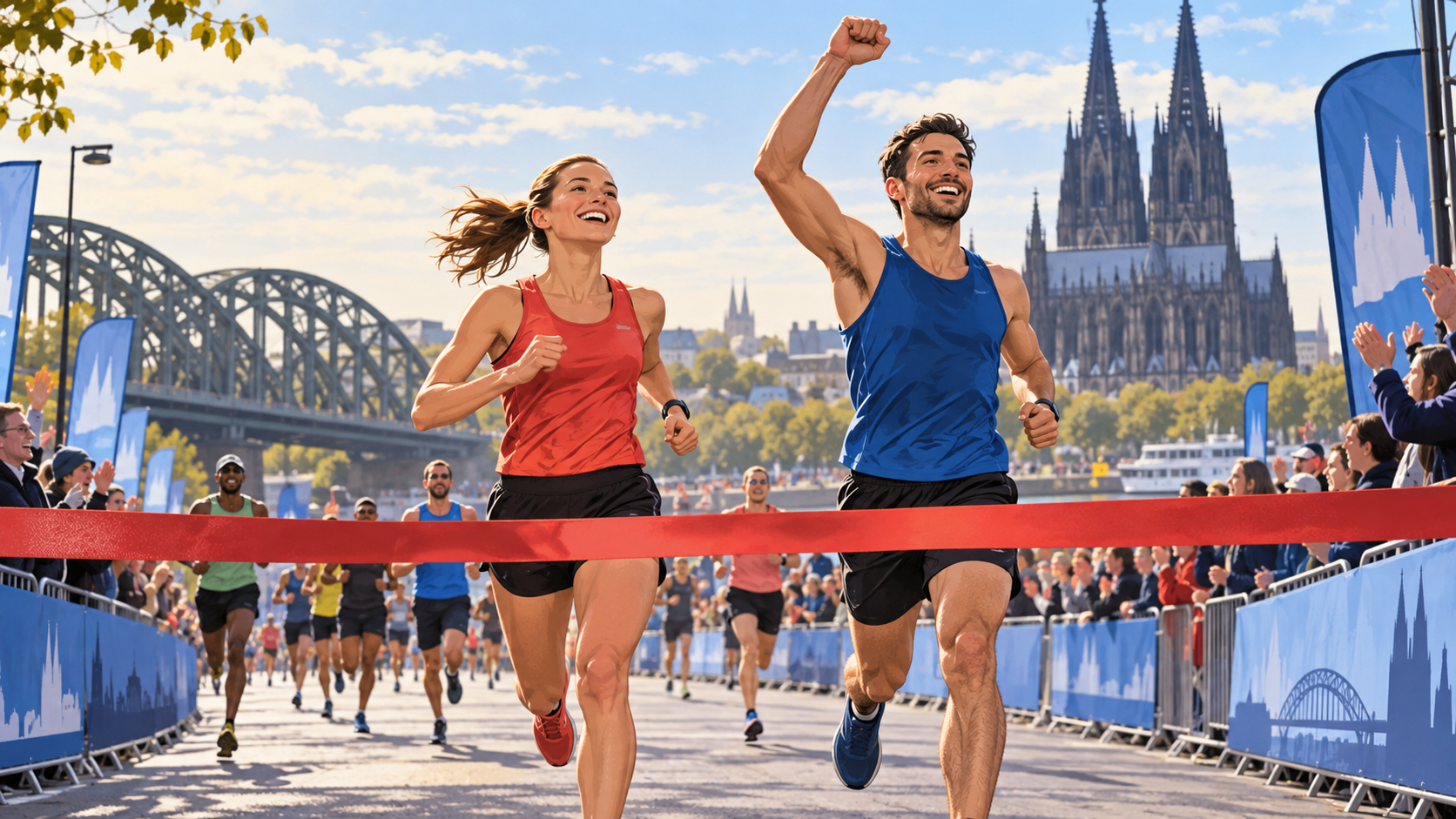 Caen los récords del maratón de Colonia: la diferencia de un segundo exige revisar el cronometraje