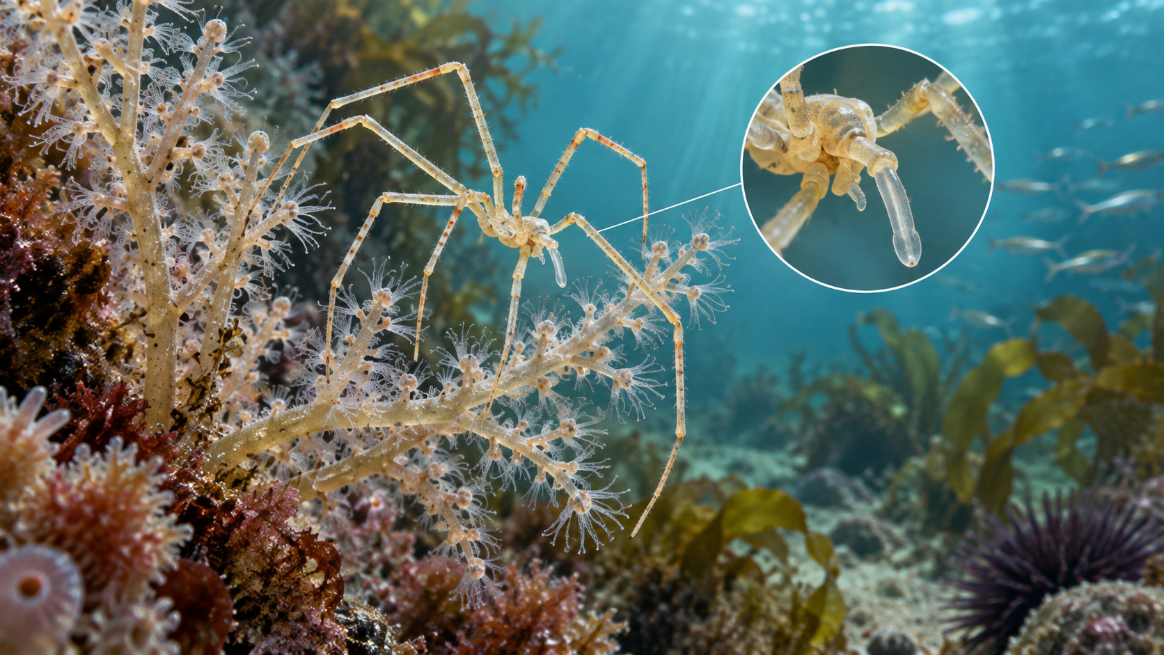 Hairy legs and red eyes: two new Salish Sea sea spiders reveal a gap in our knowledge
